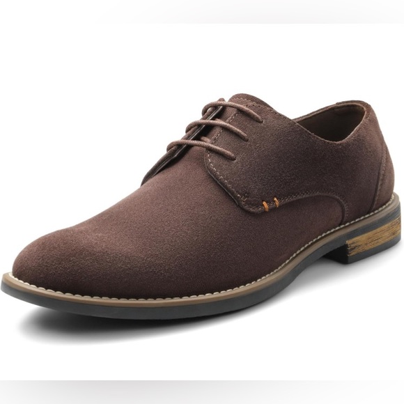 New Men Sz 9M Urban dark brown Suede Leather Lace business casual Oxford Shoes - Picture 2 of 8